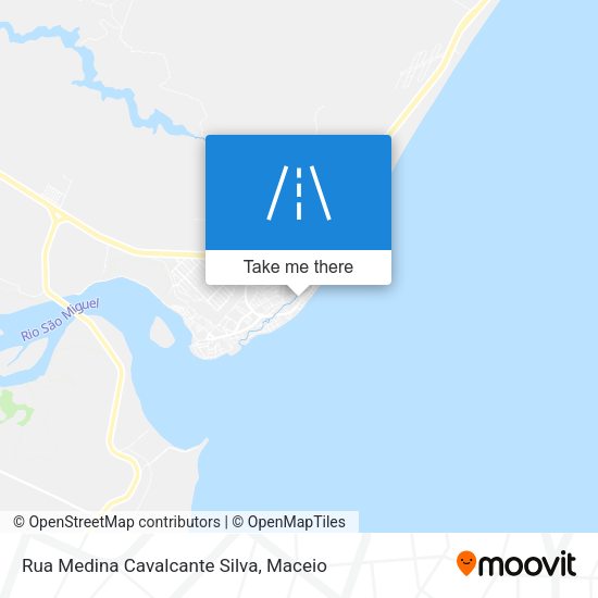 Rua Medina Cavalcante Silva map