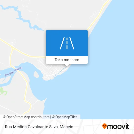 Rua Medina Cavalcante Silva map