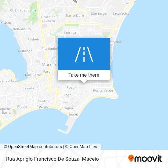 Rua Aprígio Francisco De Souza map