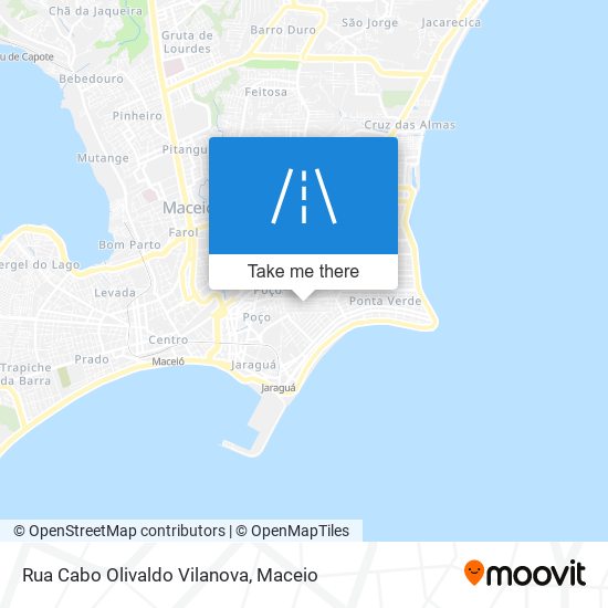Mapa Rua Cabo Olivaldo Vilanova