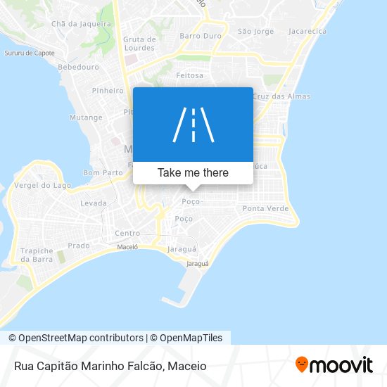 Mapa Rua Capitão Marinho Falcão
