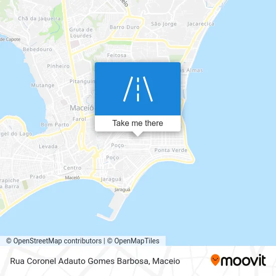 Rua Coronel Adauto Gomes Barbosa map