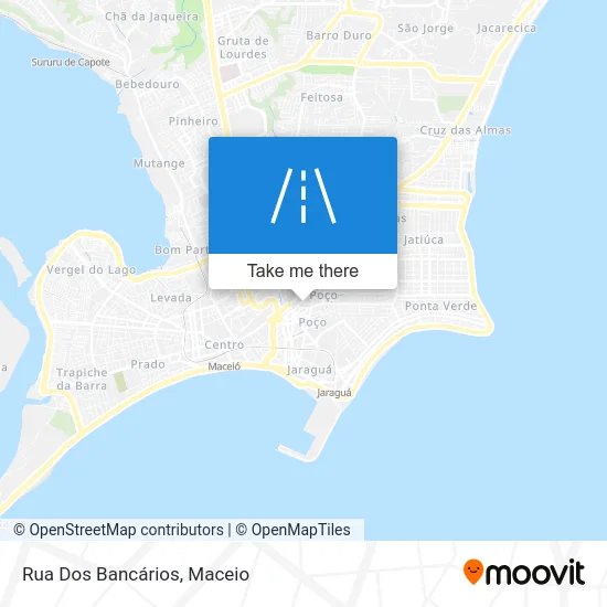 Rua Dos Bancários map