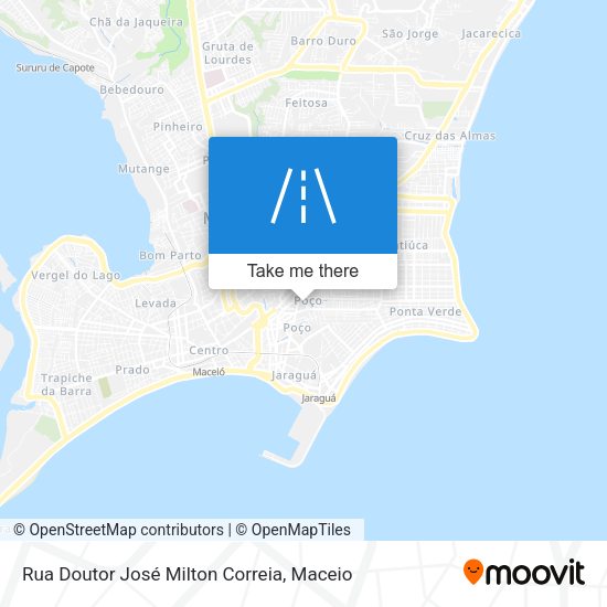 Rua Doutor José Milton Correia map