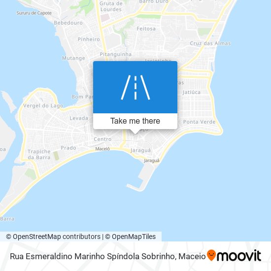 Mapa Rua Esmeraldino Marinho Spíndola Sobrinho