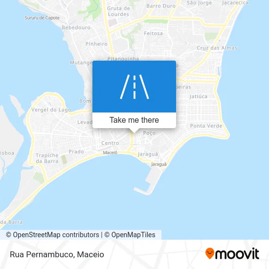 Rua Pernambuco map