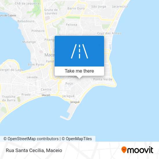 Rua Santa Cecília map