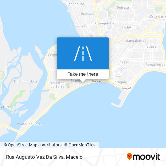 Mapa Rua Augusto Vaz Da Silva