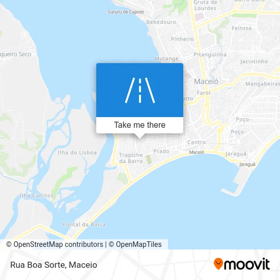 Rua Boa Sorte map