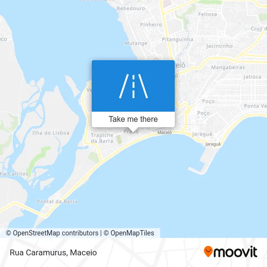 Rua Caramurus map