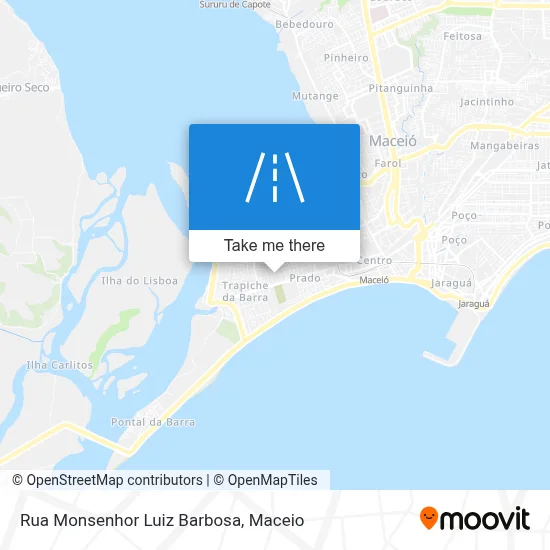 Rua Monsenhor Luiz Barbosa map