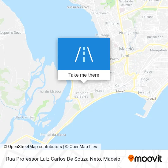 Rua Professor Luiz Carlos De Souza Neto map