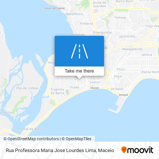 Rua Professora Maria José Lourdes Lima map