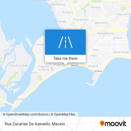 Mapa Rua Zacarias De Azevedo