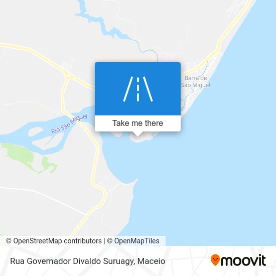 Rua Governador Divaldo Suruagy map