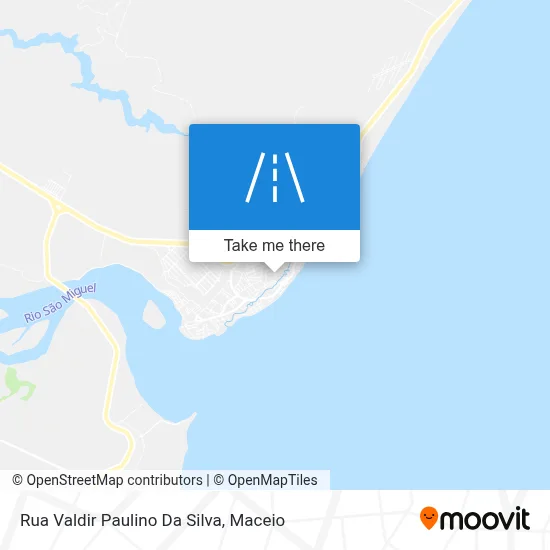 Rua Valdir Paulino Da Silva map