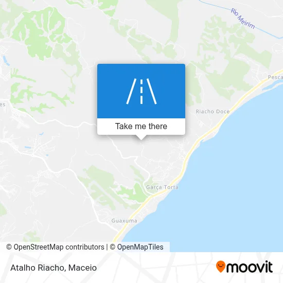 Atalho Riacho map