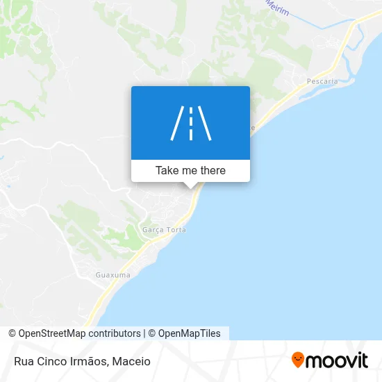 Rua Cinco Irmãos map