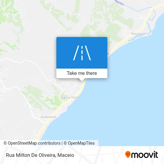 Rua Milton De Oliveira map