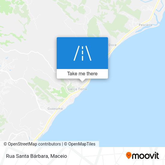 Rua Santa Bárbara map