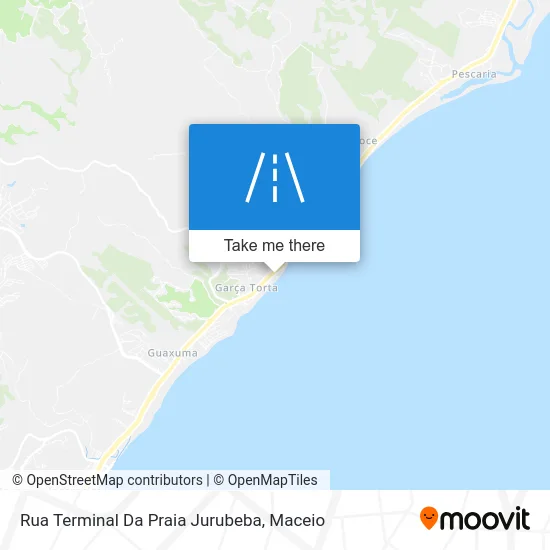 Rua Terminal Da Praia Jurubeba map