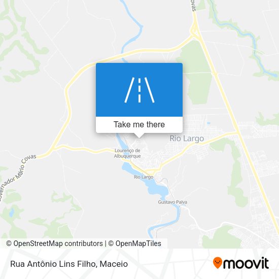 Rua Antônio Lins Filho map