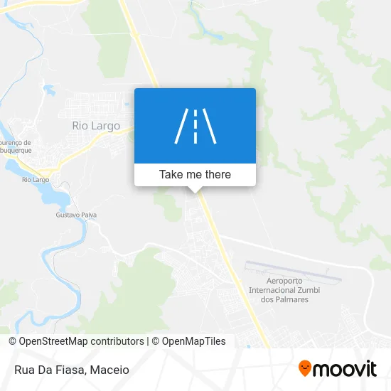 Rua Da Fiasa map