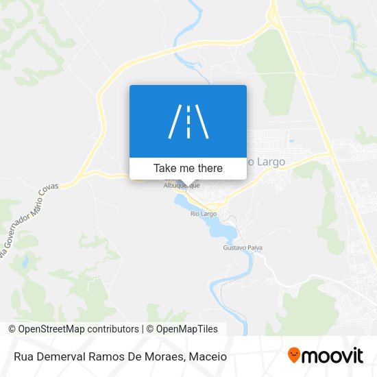 Rua Demerval Ramos De Moraes map
