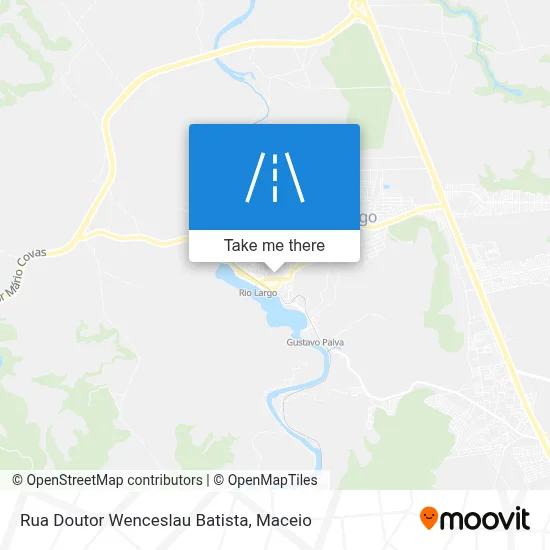 Rua Doutor Wenceslau Batista map