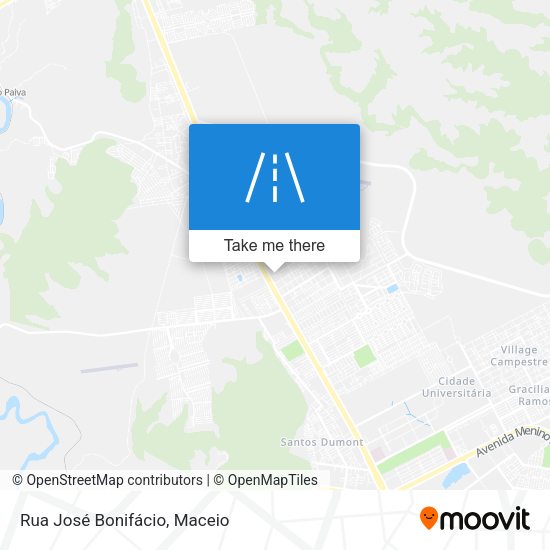 Rua José Bonifácio map
