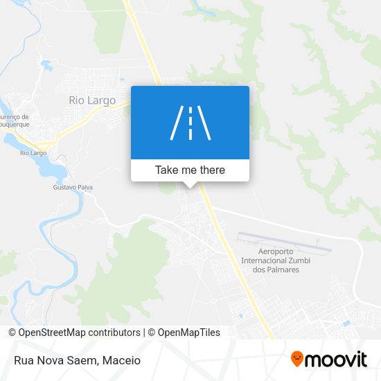 Rua Nova Saem map