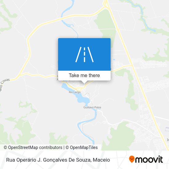 Rua Operário J. Gonçalves De Souza map