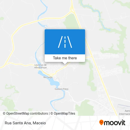 Rua Santa Ana map