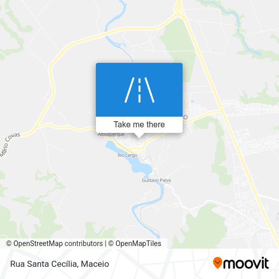 Rua Santa Cecília map