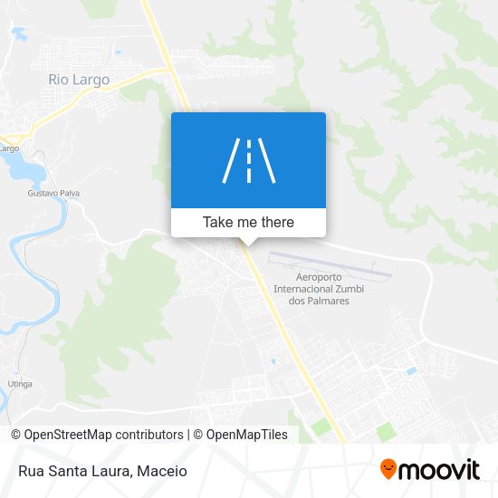 Rua Santa Laura map