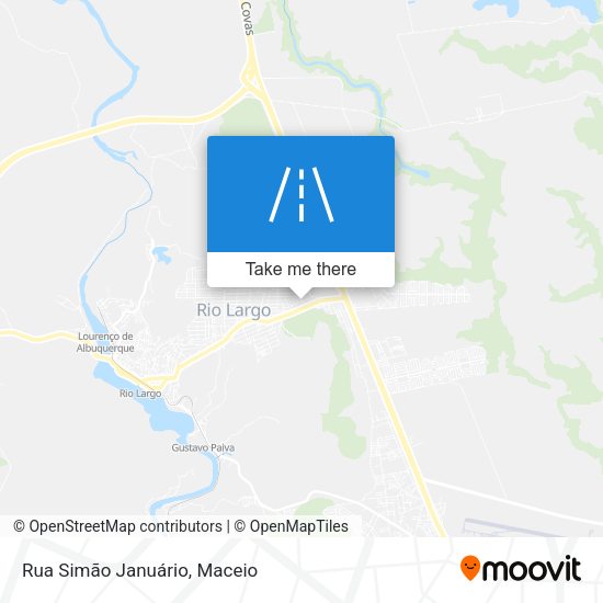 Rua Simão Januário map