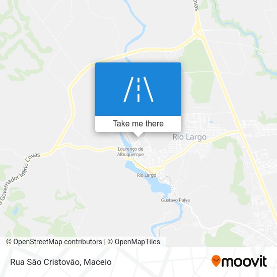 Rua São Cristovão map
