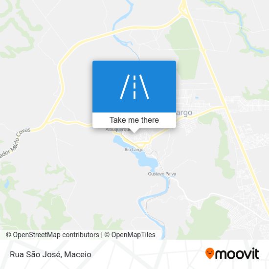 Rua São José map
