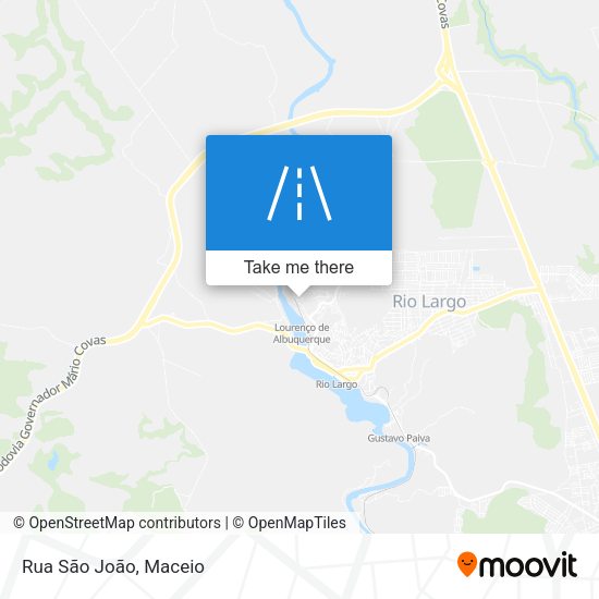 Rua São João map