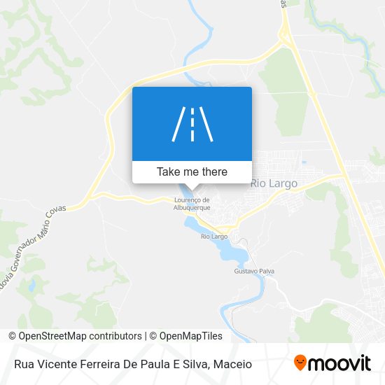 Rua Vicente Ferreira De Paula E Silva map