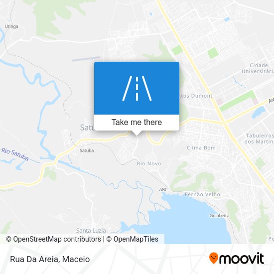 Rua Da Areia map