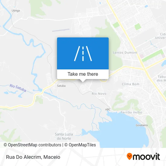 Rua Do Alecrim map