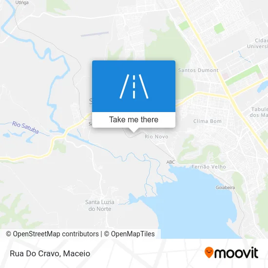 Rua Do Cravo map