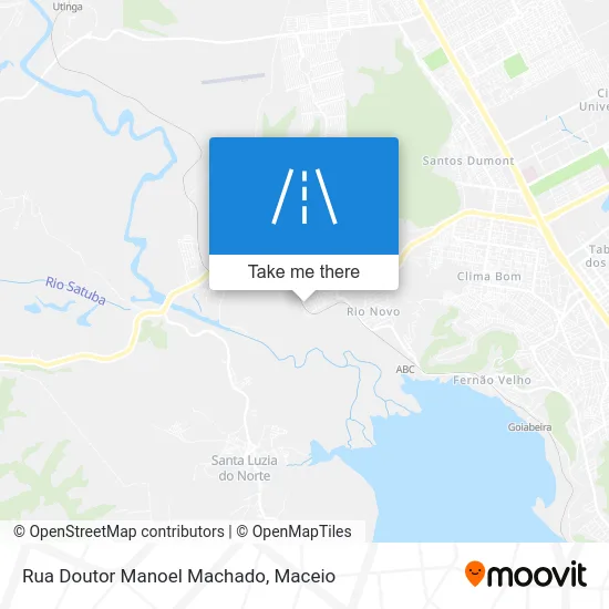 Rua Doutor Manoel Machado map