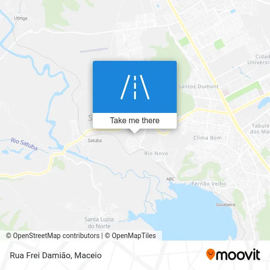 Rua Frei Damião map