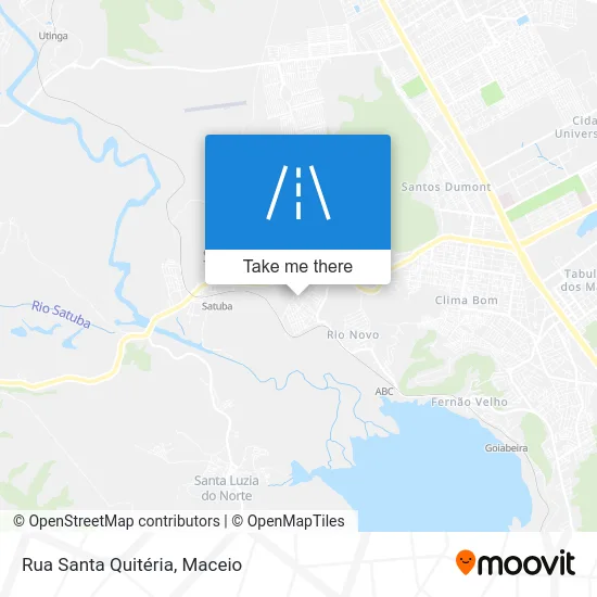 Rua Santa Quitéria map