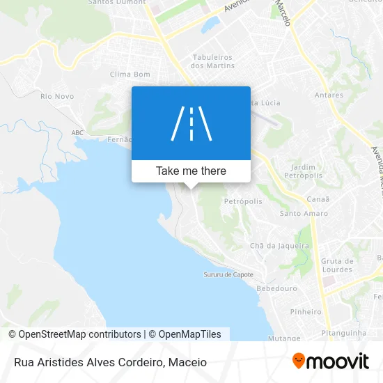 Rua Aristides Alves Cordeiro map