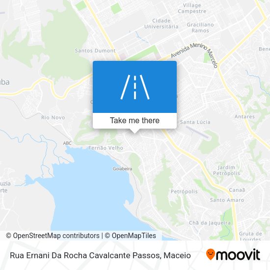 Rua Ernani Da Rocha Cavalcante Passos map