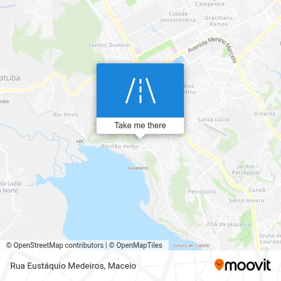 Rua Eustáquio Medeiros map