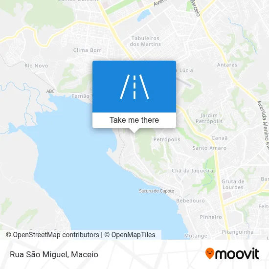 Rua São Miguel map